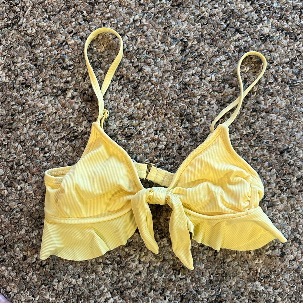 Ribbed Knit Flutter Bikini Set - image 6